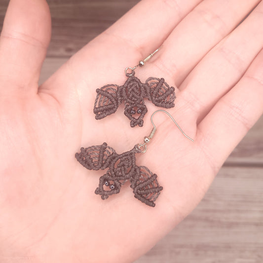 Boucles d'oreille chauve-souris